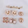 New women's summer hole shoes platform fashion garden shoes DIY small fragrant shoe buckle accessories