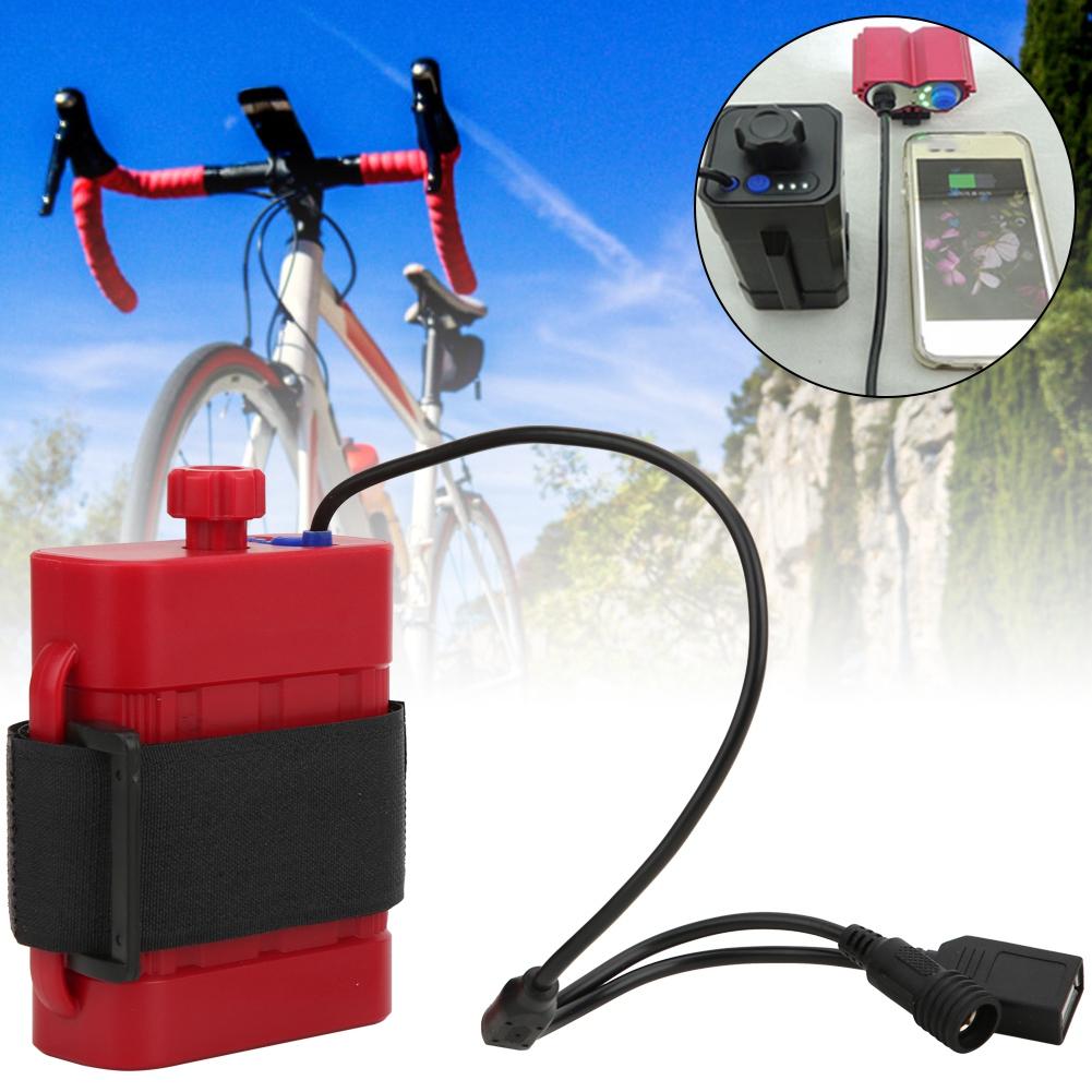 Caja de Plástico Impermeable para Paquete de Baterías 26650 Caja de Almacenamiento de Baterías para Ciclismo Entrada DC