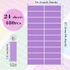 YSHIHE Colored Label Sticker in 12 Colors,3 x 1 Inch Rectangle Color- Coding Labels,Self-Adhesive Color Stickers for Inventory,Office - 480 Pack