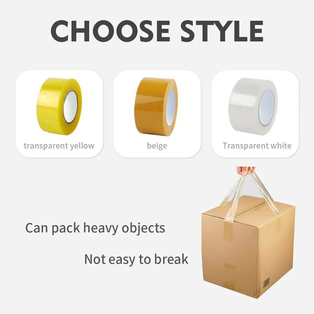 High Viscosity Transparent Adhesive Tape,OPP Packing Tape Transparent Carton Box Sealing Tape for Packaging Adhesive Tape