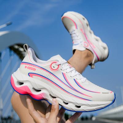 Chaussures de course à semelle souple, respirantes, antidérapantes, résistantes à l'usure, à amorti creux, pour le printemps et l'automne, confortables, sport, sport
