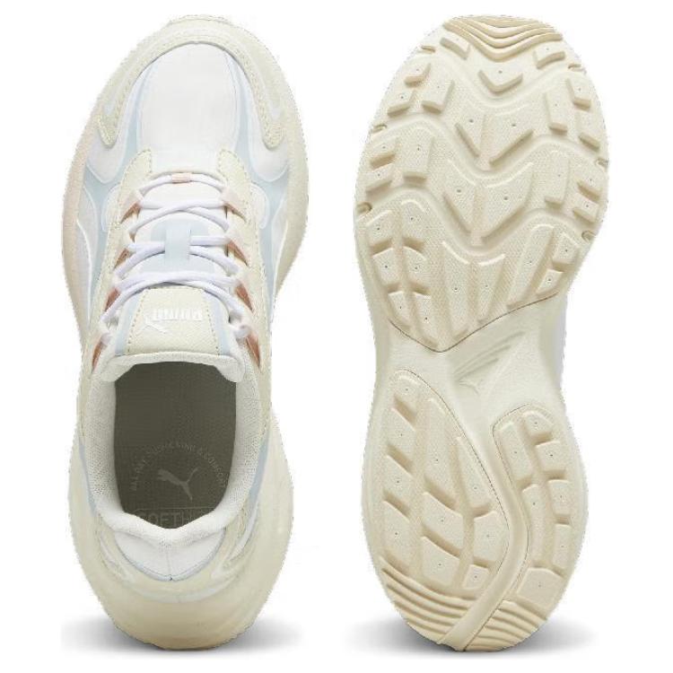 New PUMA Hypnotic Collection Low Top Casual Shoes Unisex Beige Blue 397668-06