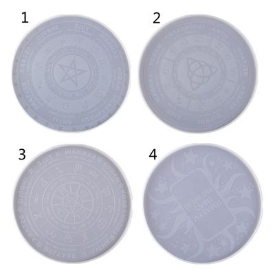 Tischset-Tablett-Formen, DIY-Untersetzer-Formen, Silikon-Tablett-Formen, Epoxidharz-Gussformen für DIY-Gussarbeiten, Heimdekoration
