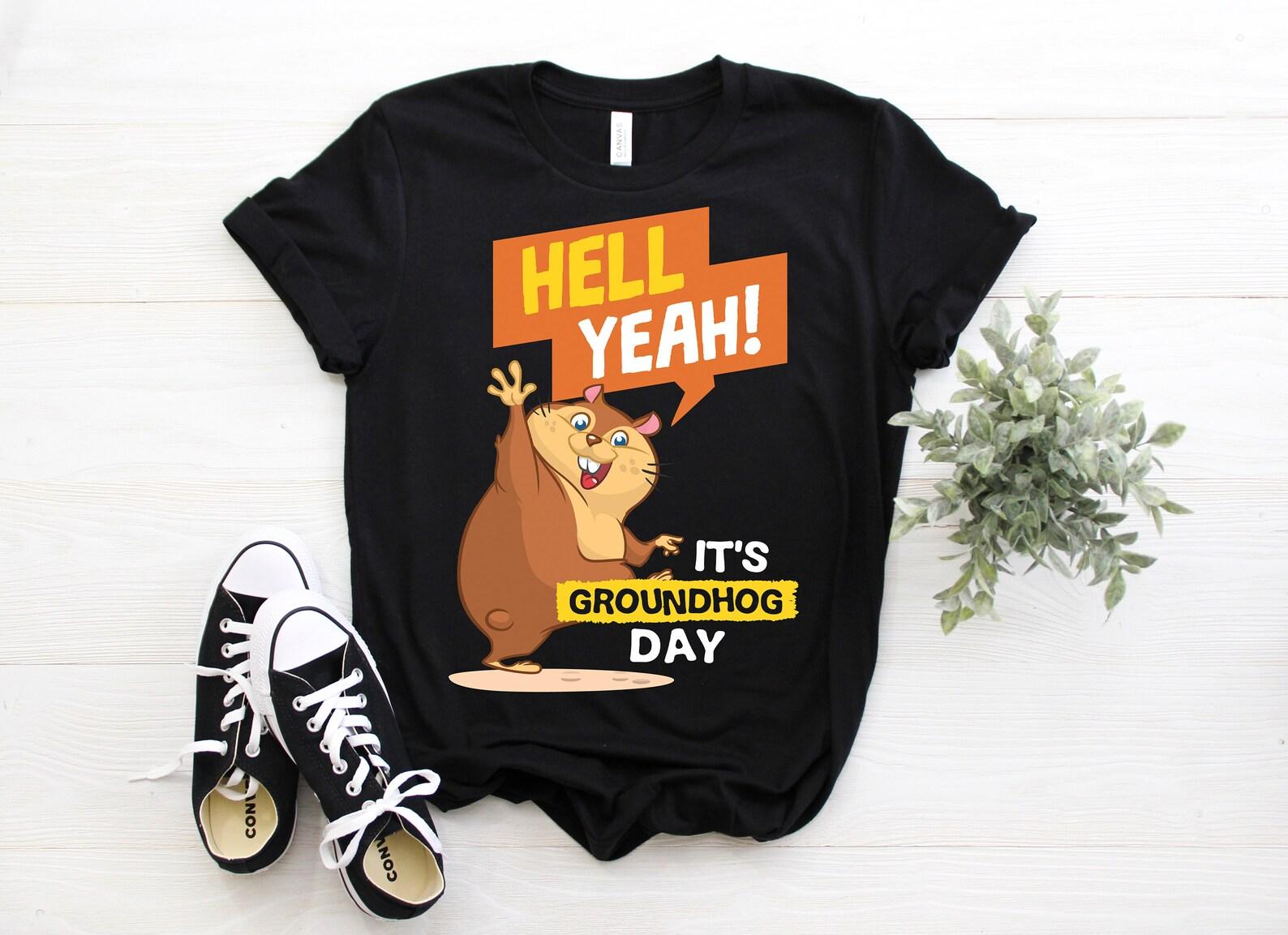 Groundhog Day T-Shirt, Groundhogs Lovers Gift Cute Tee, Respect The Groundhog TShirt, Cute Woodchucks Animal, Ground Hog Marmots Present, 130