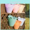 Vibrant Plastic Hanging Planter For Garden Or Balcony Wall Flower Pot Decoration