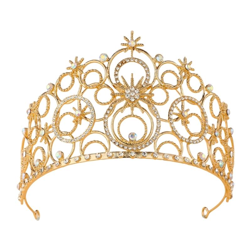 

Delicate Tiaras Birthday Headbands Elegant Hairbands for Girls Birthday Party Photo Props Headwear Crown золотой