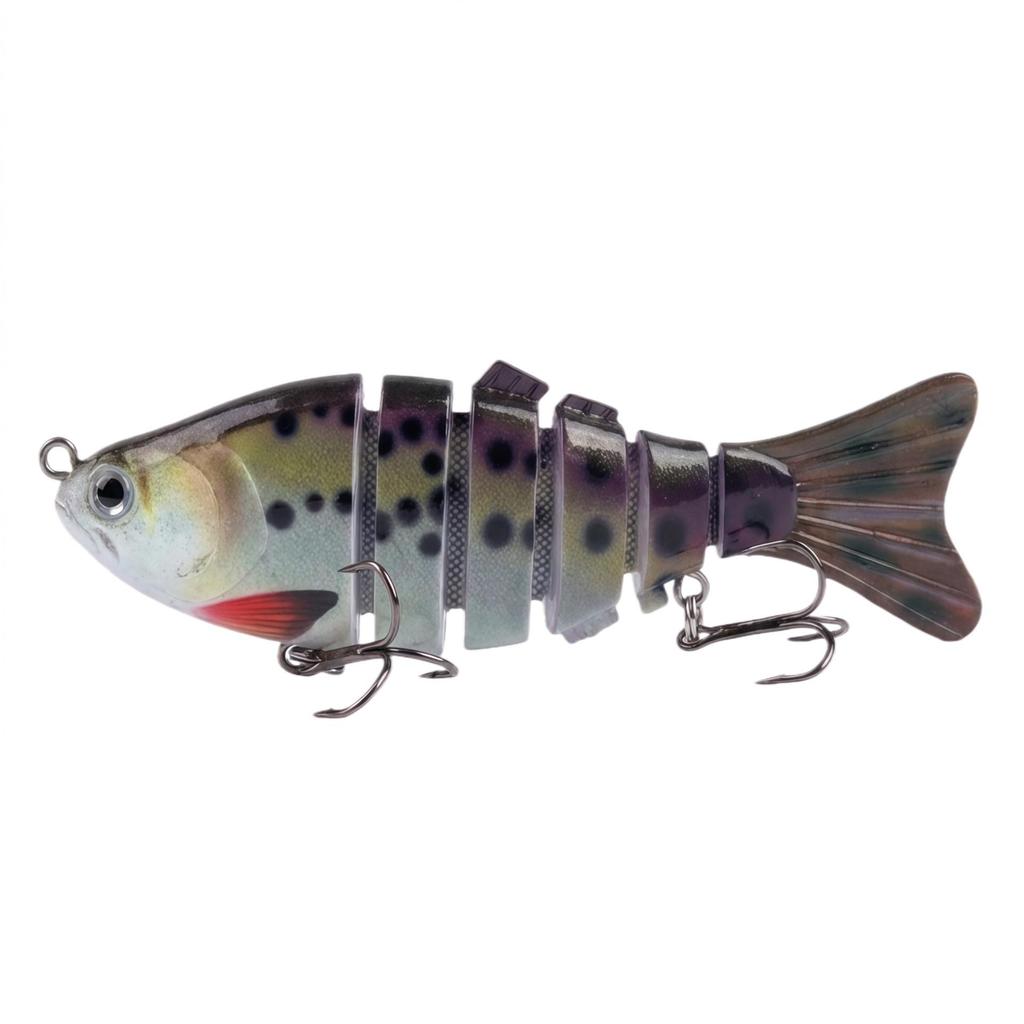 Realistic 16g Multi-Jointed Fish Lure Set - Artificial Bait for Fishing