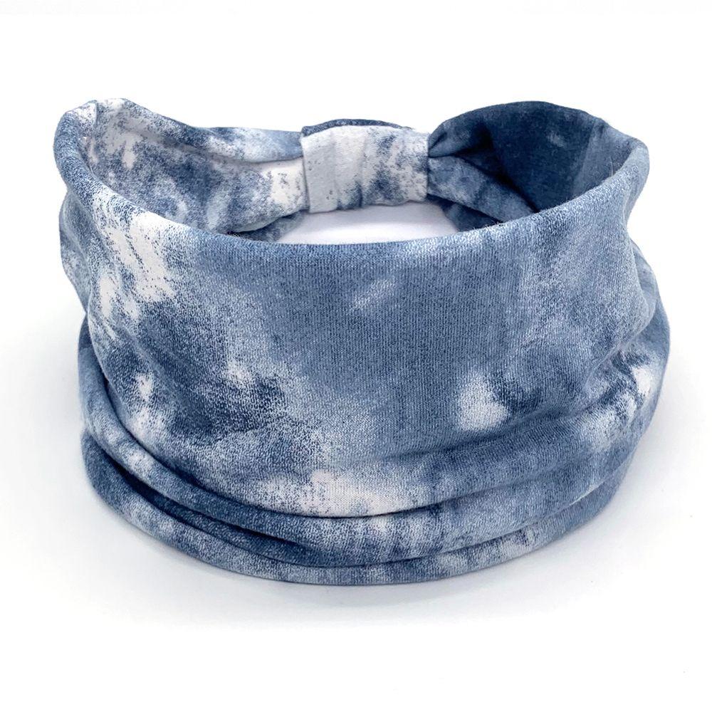 

Женские Девичьи Повязки на Голову с Перекрещенным Дизайном, Широкие Узловатые Повязки, Тай-Дай Тюрбан, Спортивные Повязки для Головы 06