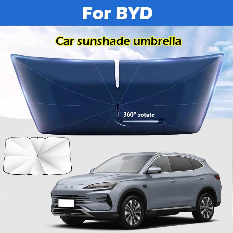 For BYD Song Han Yuan Tang Qin KING Seagull Dolphin Car Front Windshield Sunshade Umbrella Sun UV Protection Auto Accessories