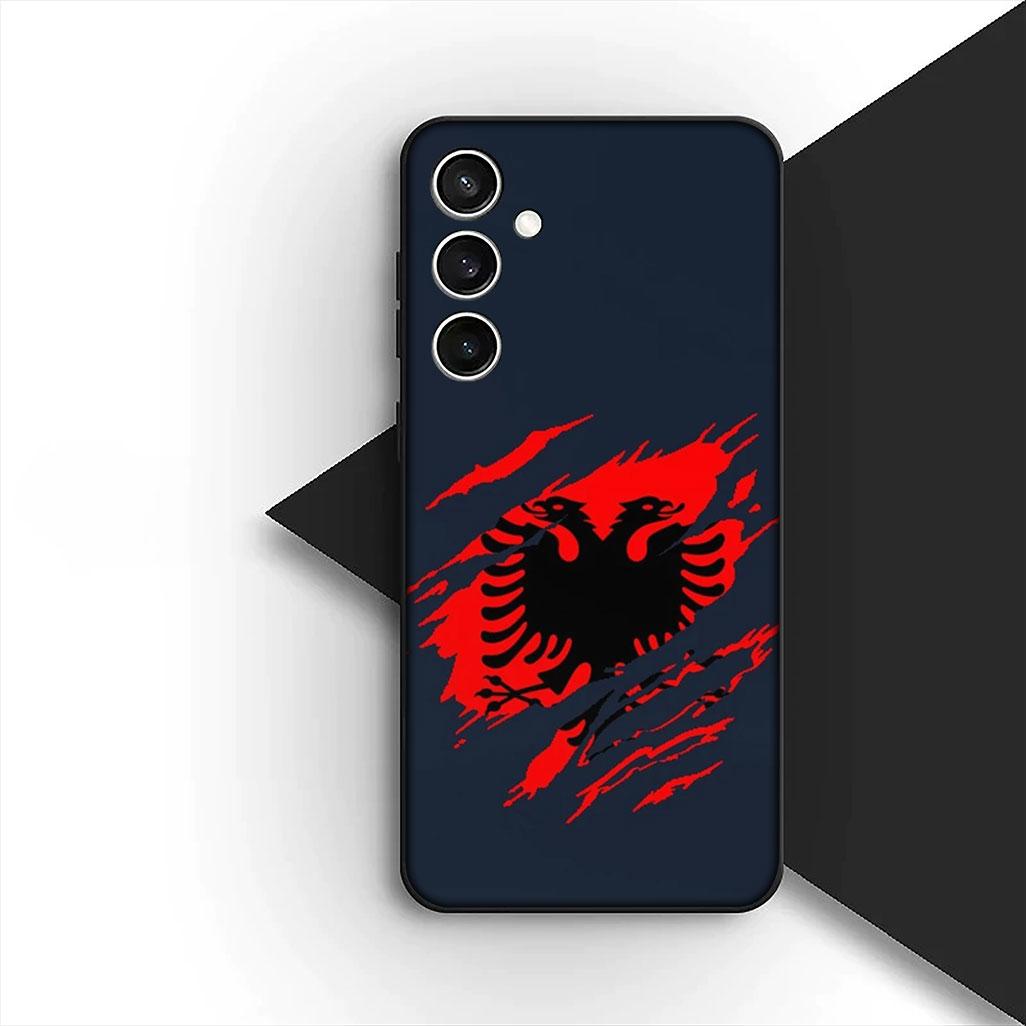 

Casing for OPPO A80 A18 A16 A40 A17 A15 A38 A78 A79 A54 A57 A12 A60 4G 5G Phone Cover Protective Case Albania Albanians Flag OPPO A80
