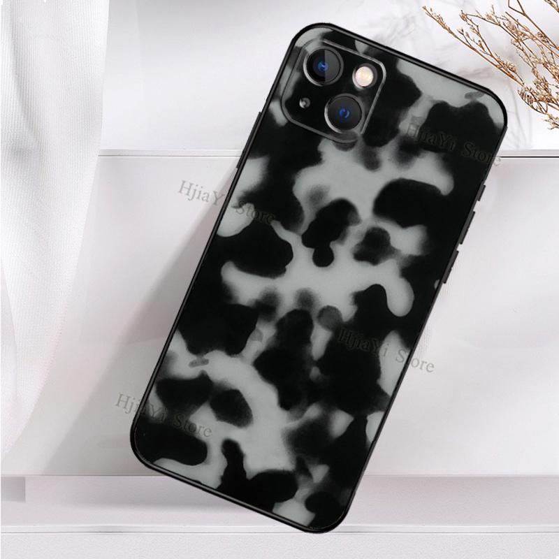 Tortoise Pattern Tortoiseshell Silicone Phone Case For iPhone 11 14 12 13 Pro Max Mini X XR XS Max 6 7 8 Plus SE 2020 Cover