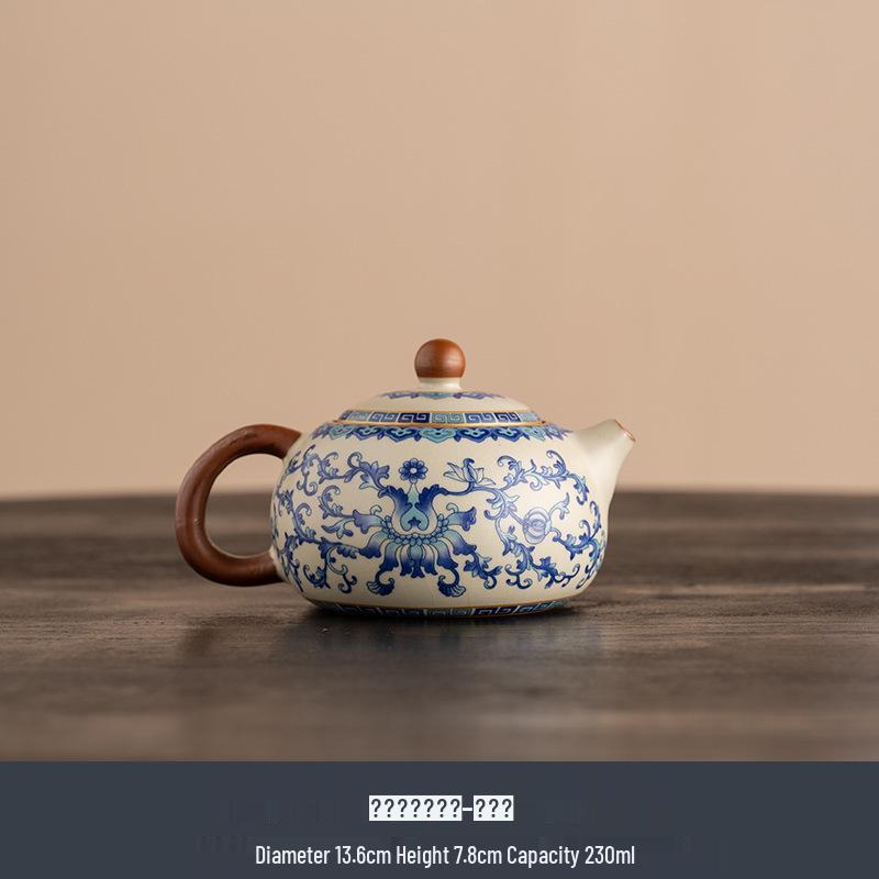 Qinghua Ru Kiln Ceramic Tea Caddy - High-End Moisture-Proof Storage for Green, White, and Pu-erh Tea, Chinese Style Sealed Jar