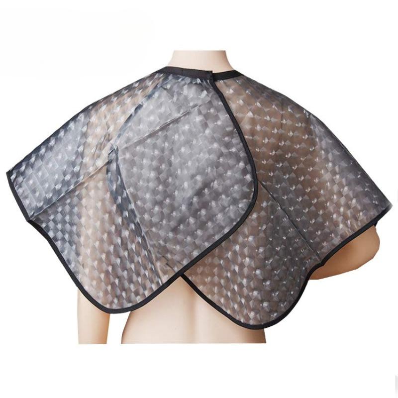 Professional Hair Cutting Collar Waterproof Colouring Cape Barber Cloth Hairdressing Hair Dye Gown Perm Oil Cape Haircut Tool