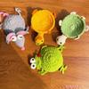 Hand Woven Knitted Cup Mat Funny Animal Drink Coaster Creative Water Cup Mat  Gift