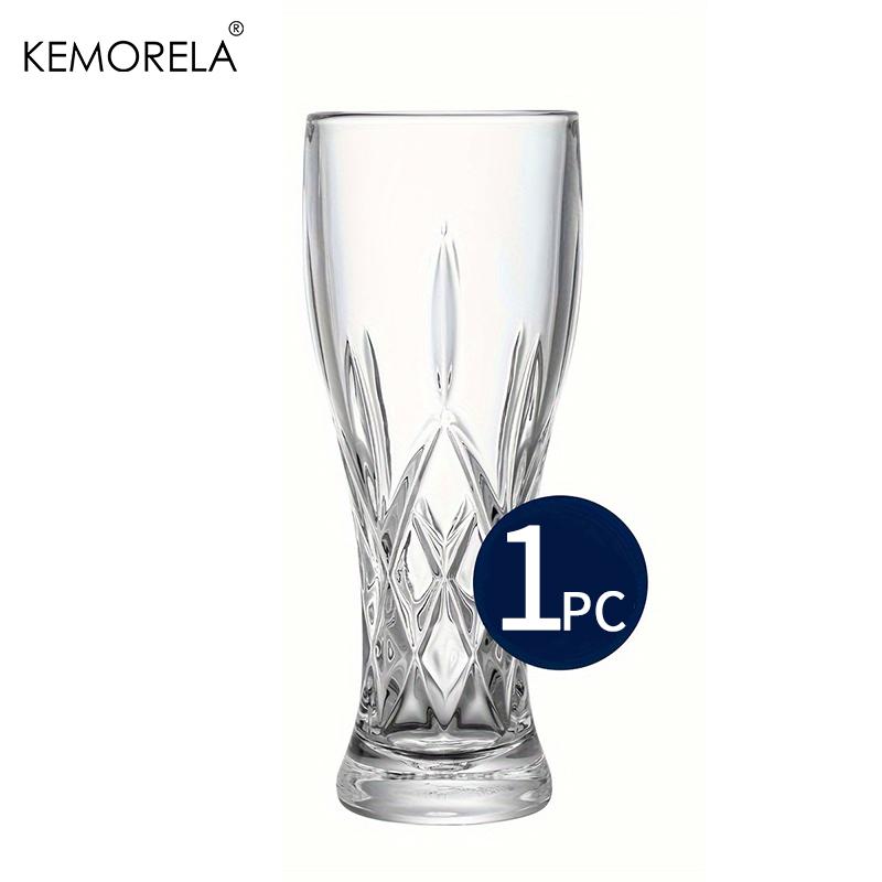 1/2PCS Glass Beer Mug 400ML Craft Beer Glasses For Vodka Beer Spirits Strong Alcoholic Drink Roostertail Party Drinking Glasses 400ML