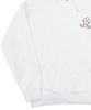 [Unisex] Flower Board Smile Hoodie_Melange White