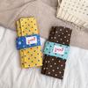 Canvas Cosmetic Tools Storage Roll Foldable Multipurpose Penbag Polka Dot Makeup Brush Bag  Women