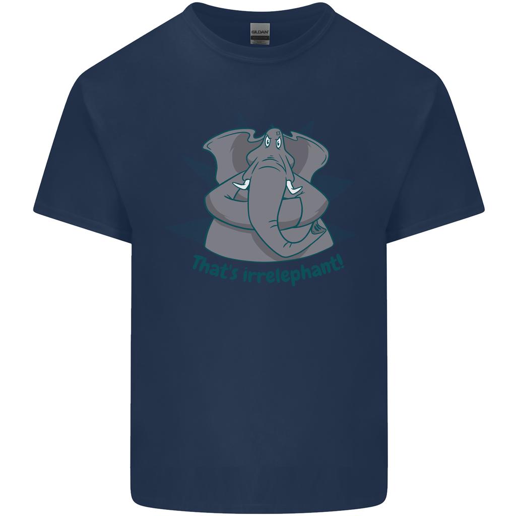 Irrelephant Funny Elephant Unisexs Light Cotton TShirt