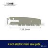 4-Inch Mini Electric Chainsaw Guide Bar & Chain - One-Handed Lithium Battery Saw Accessories