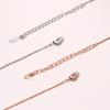 Top Quality Hollow Out Cube Crystalline Rose Gold Color Color Pendant Necklaces Jewelry Austrian Crystal Stone Zyn279 Zyn425Fashion Pendant