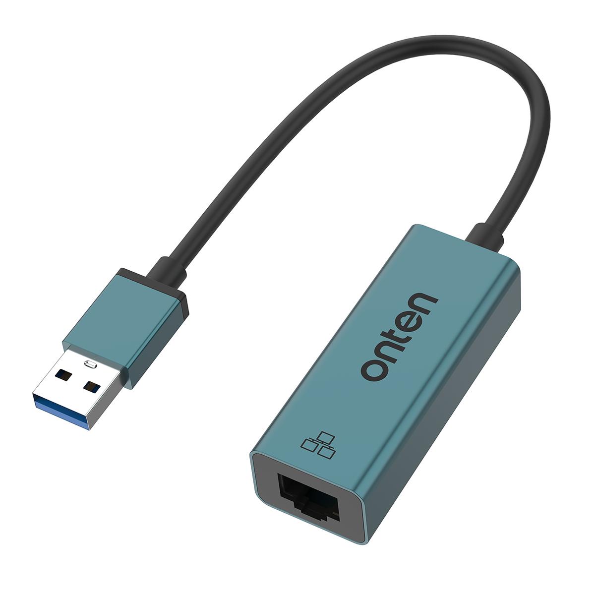 

ONTEN 5225D USB to RJ45 Adapter Network Converter 100/10Mbps Ethernet LAN Connector A