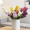 Artificial Hyacinth Flowers 19" Real Touch Fake Hyacinth Branch for Vase Wedding Home Garden Office Decor