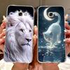Clear For Samsung A5 2017 Case A520F Cute Cat Fashion Flower Funny Cool Painted Back Cover For Samsung Galaxy A5 2017 Phone Case