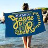 R-RicardS LOGO Anime Beach Swimming Towel Soft Absorbent Washcloth Children's Gifts for Kids Travel Camping Gym