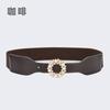 Rhinestone Belt Loose Tight Belt Women'S Elastic Elastic Wide Narrow Waist Seal Women'S Dress Thin Belt Skirt