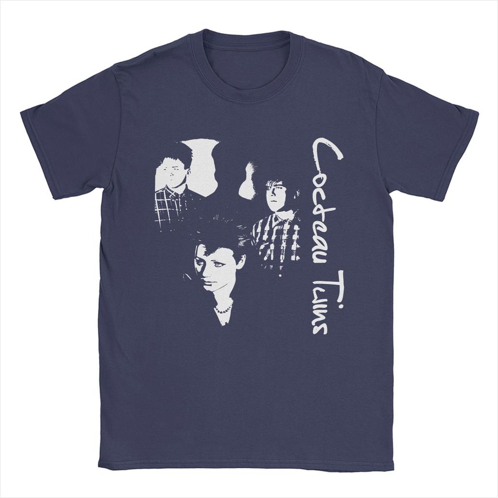 Mens Womens Cocteau Twins Band T Shirt Cotton Graphic Printed Tee Shirts  Top Clothing