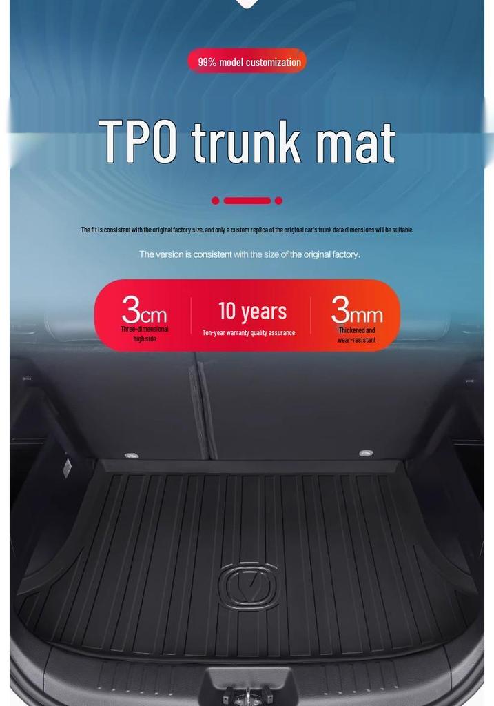 Changan CS15 TPE Trunk Mat Car Interior Decoration Accessories