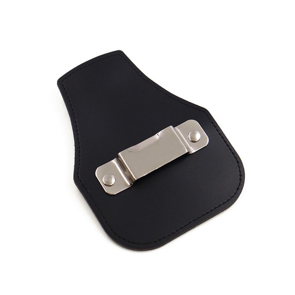 

Черный кожаный держатель для рулетки Кожаный поясной держатель для рулетки Кожаный чехол Электрик чёрный