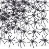 20/40Pcs Halloween Decoration 4.5x5cm Plastic Spiders Mini Spider Black Fake Spiders Halloween Prank Props for DIY Party Decor
