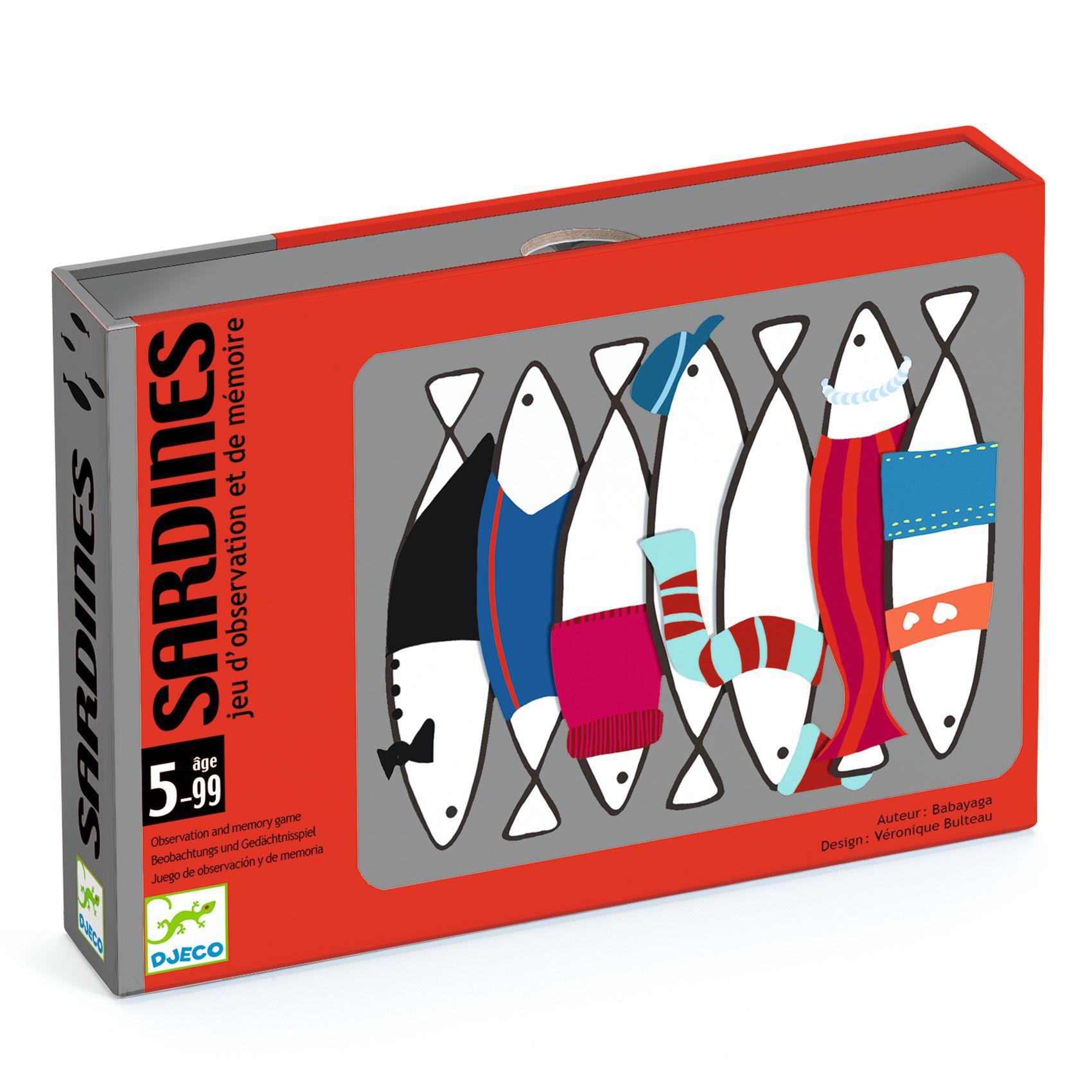 DJECO Fish Friends SARDINES Board Game (Recommended for 5+)