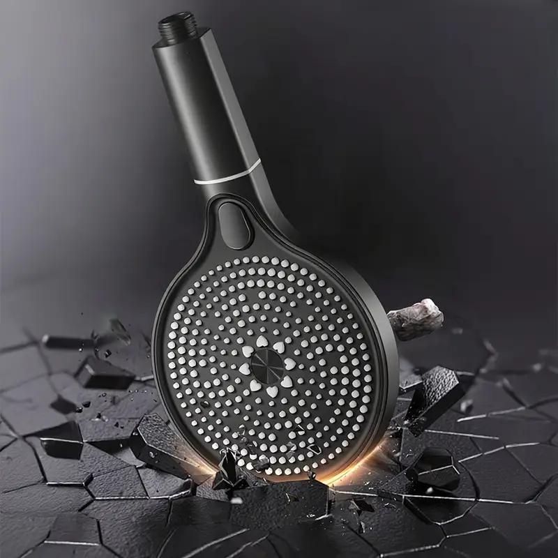 15cm Round Love Flower Showerhead: High-Pressure Spray Head with Super Absorbent Bathroom Home Shower Head Set for Large Water