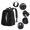 Tribal Penguin Large Capacity School Backpack Laptop Bags Penguin Tribal Tattoo Tattu Iceberg Antarctica