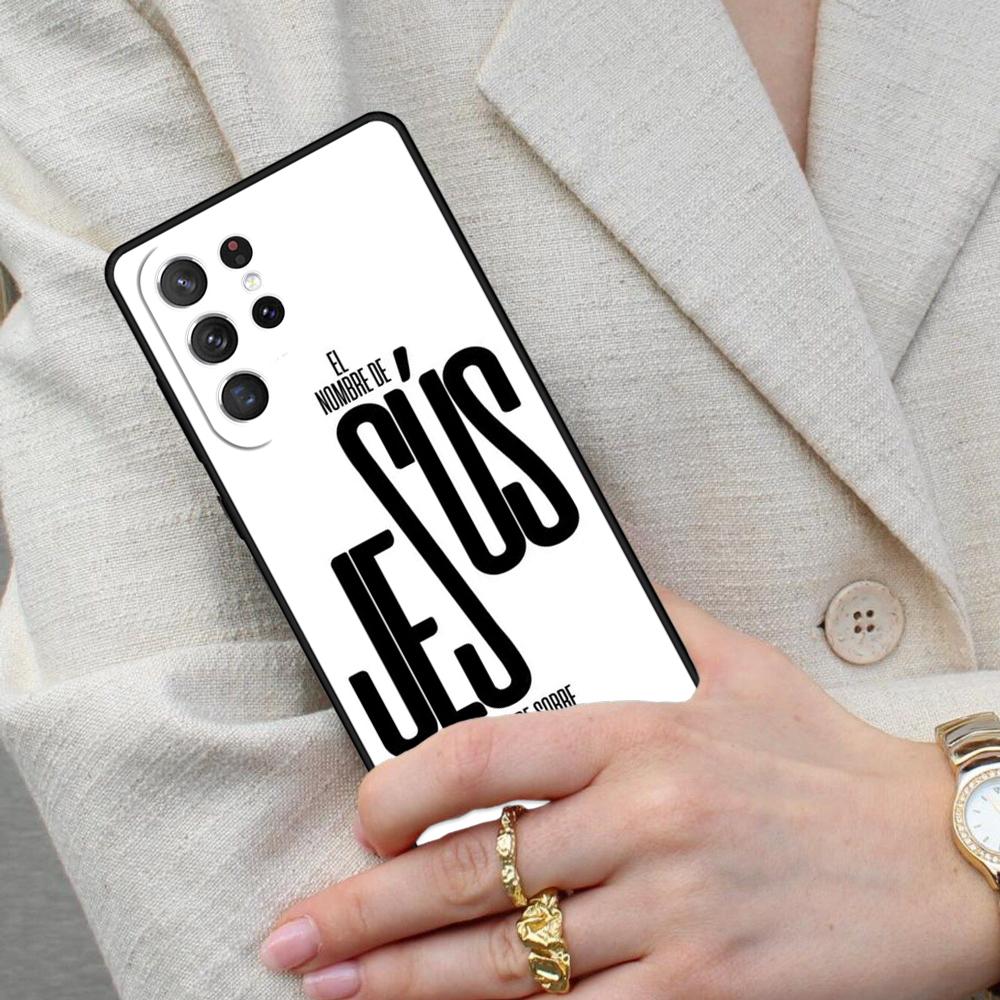 Verse of The Christian Bible Jesus SOFT Cell Phone Case for Samsung Galaxy S26 Ultra S25 S24 S23 S22 S21 S20 Note10 Cover