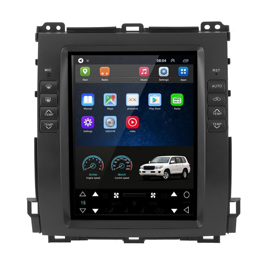 10.4in Navigation Display Bluetooth Audio Video Player for Android Fit for Prado 2002?2009