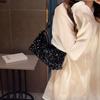 Solid Color Sequins Crossbody Bags Korean Style Phone Bag Sequins Shoulder Bags Underarm Bag Pocket Bag Evening Clutch Bag