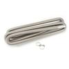 60cm 100cm 120cm 150cm 200cm 250cm 300cm Air Diesel Parking Heater Stainless Steel Exhaust Pipe Tube Gas Vent Hose Car Truck VAN