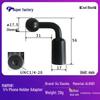 Aluminum Alloy Bent Ball Head Phone Holder for Motorcycle Rearview Mirror