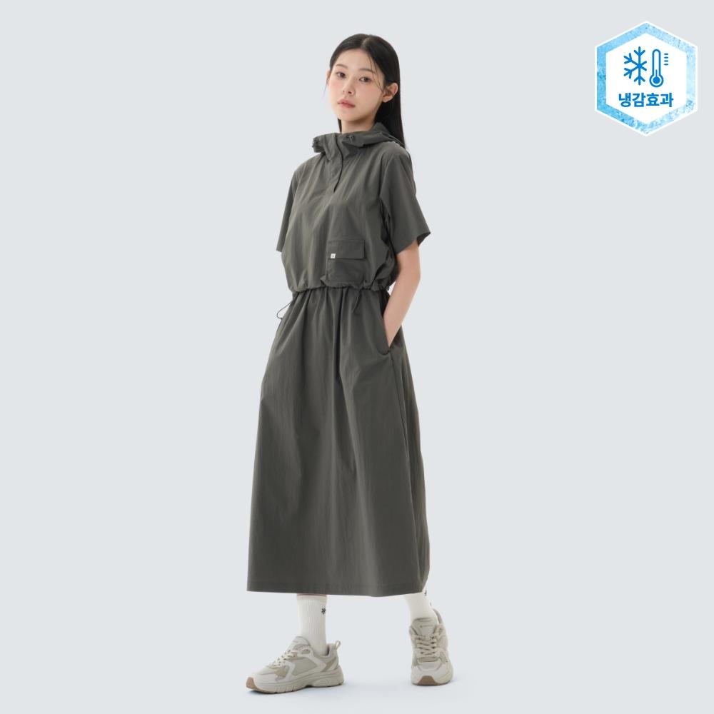 [Snowpeak] Анорак-комбинезон Root Анорак One-Piece Rustic Khaki (S26MWROP63) 85(S)