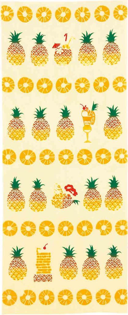 Kenema Tenugui Enjoy the Pineapple Food