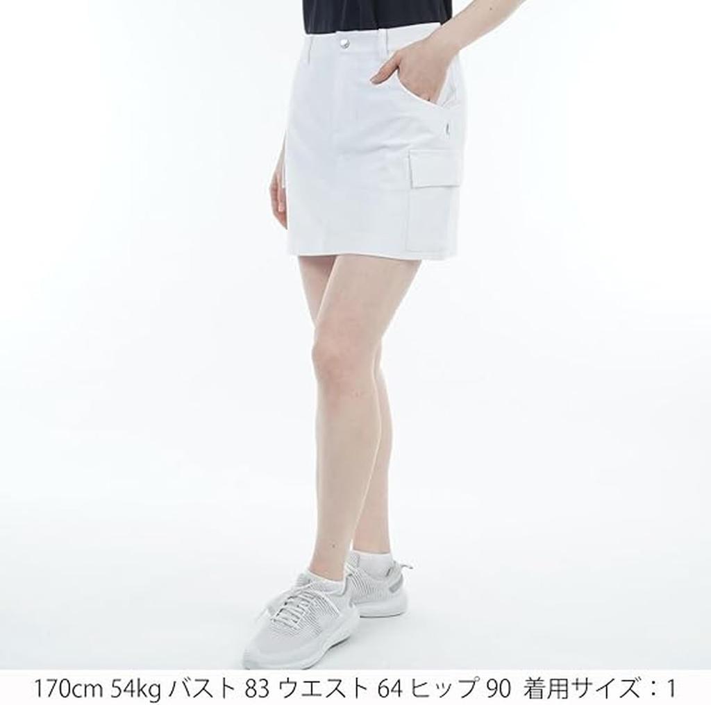 Golf Cargo Skirt to the 3 [New Balance] Women's (Stretchy/Cool touch) / 012-5134504 030_White [LL]