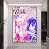 Anime Romance M-Mitsuri And O-Obanai Whitepaper Poster Waterproof Paper Sticker Coffee House Bar Aesthetic Art Wall Painting