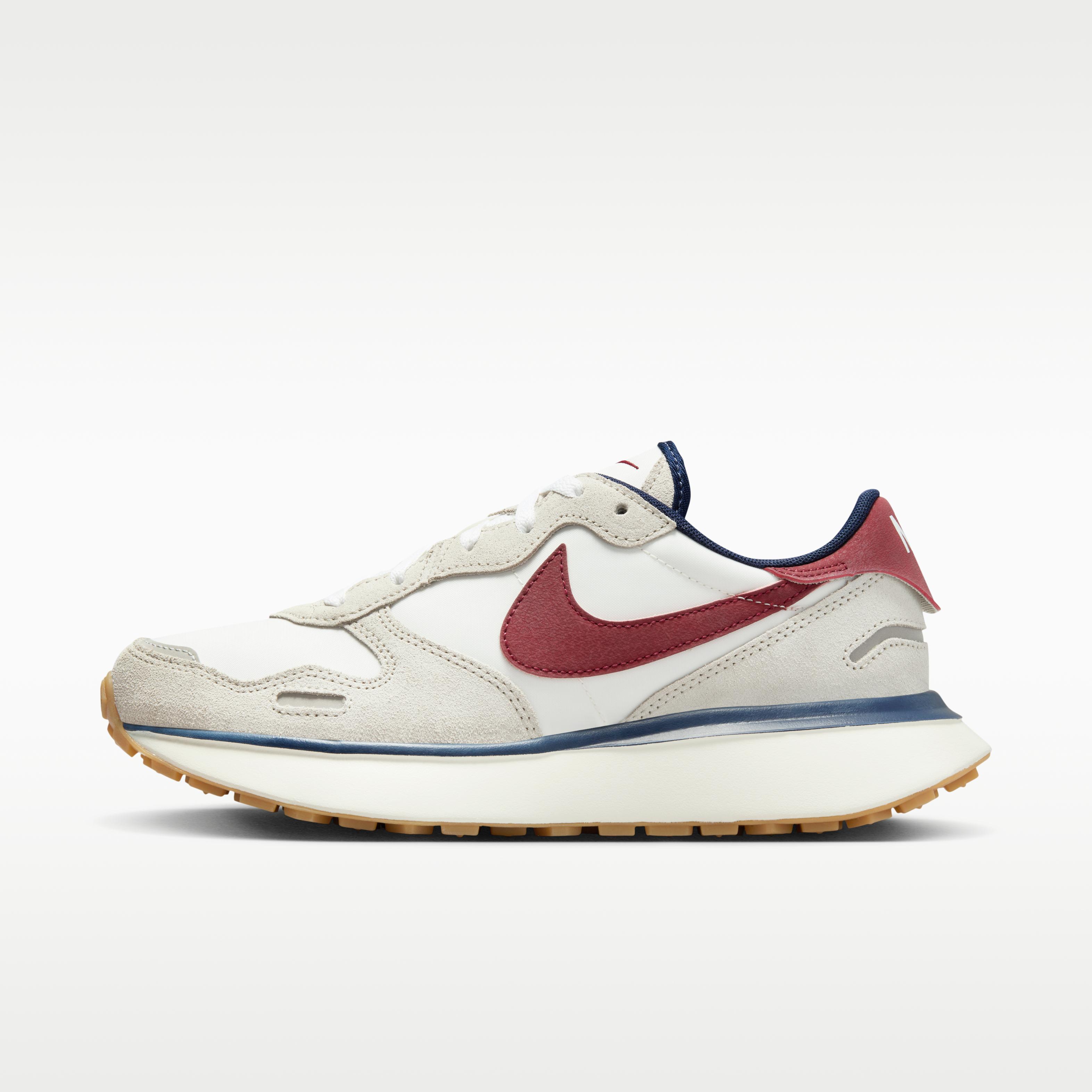 

Nike Phoenix Waffle Light Bone Navy Team Red (Women s) 37.5