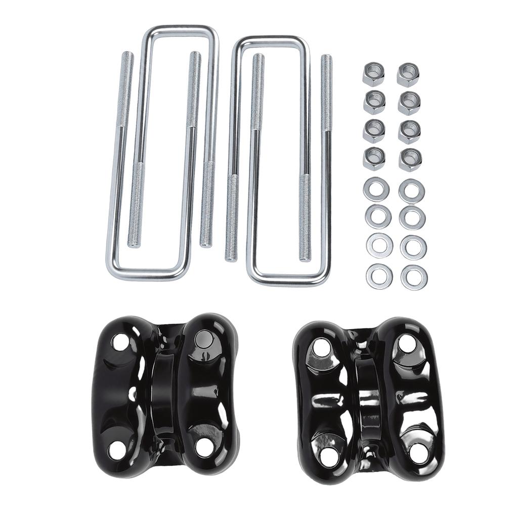 Rear Axle U Bolts and Plates Kit 15592585 15592586 Replacement for Blazer C1500 K1500 Silverado 1500 Tahoe