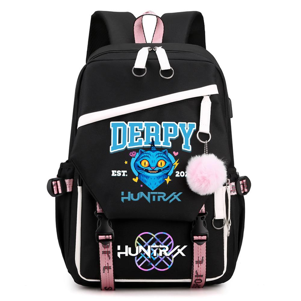 Anime K-Pop Demon Hunters Printed Large Capacity Backpack for Teenger Student Girl Boy Schoolbag Bookbag Women Waterproof Travel Bag Gift