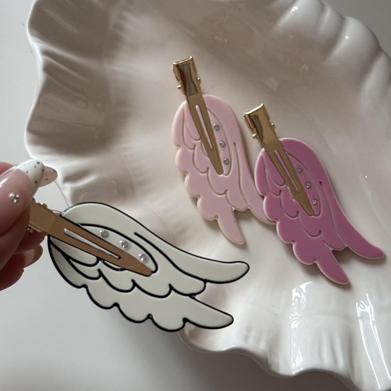Süße Flügel Haarnadel Lustige Haarnadel Spurlos Haarnadel Dopamin Kosmetikspange Seite Gebrochenes Haar Pony Spange Haaraccessoires
