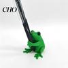 Unique Pen Stand 3D Printed Cute Frog Holder, Bright Green with Pen-Grabbing Structure, Study Table Holder Anti-Slip Desktop Organizer for Pens